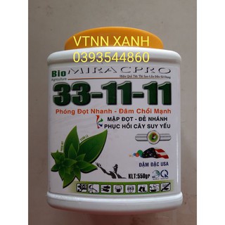 Phân bón lá 33-11-11 Phóng đọt nhanh Đâm chồi mạnh Phục hồi cây
