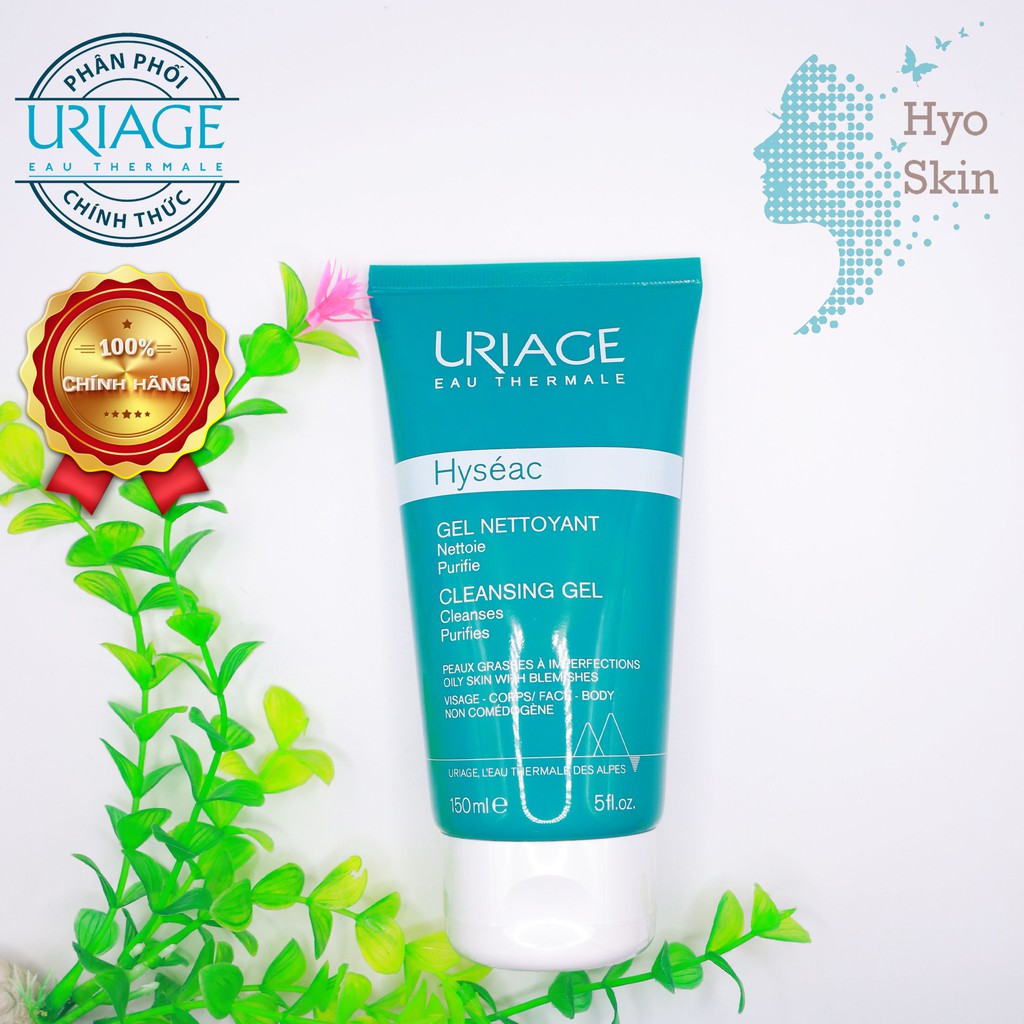 Sữa Rửa Mặt Cho Da Dầu Da Mụn Và Da Hỗn Hợp URIAGE HYSEAC GEL NETTOYANT 150Ml