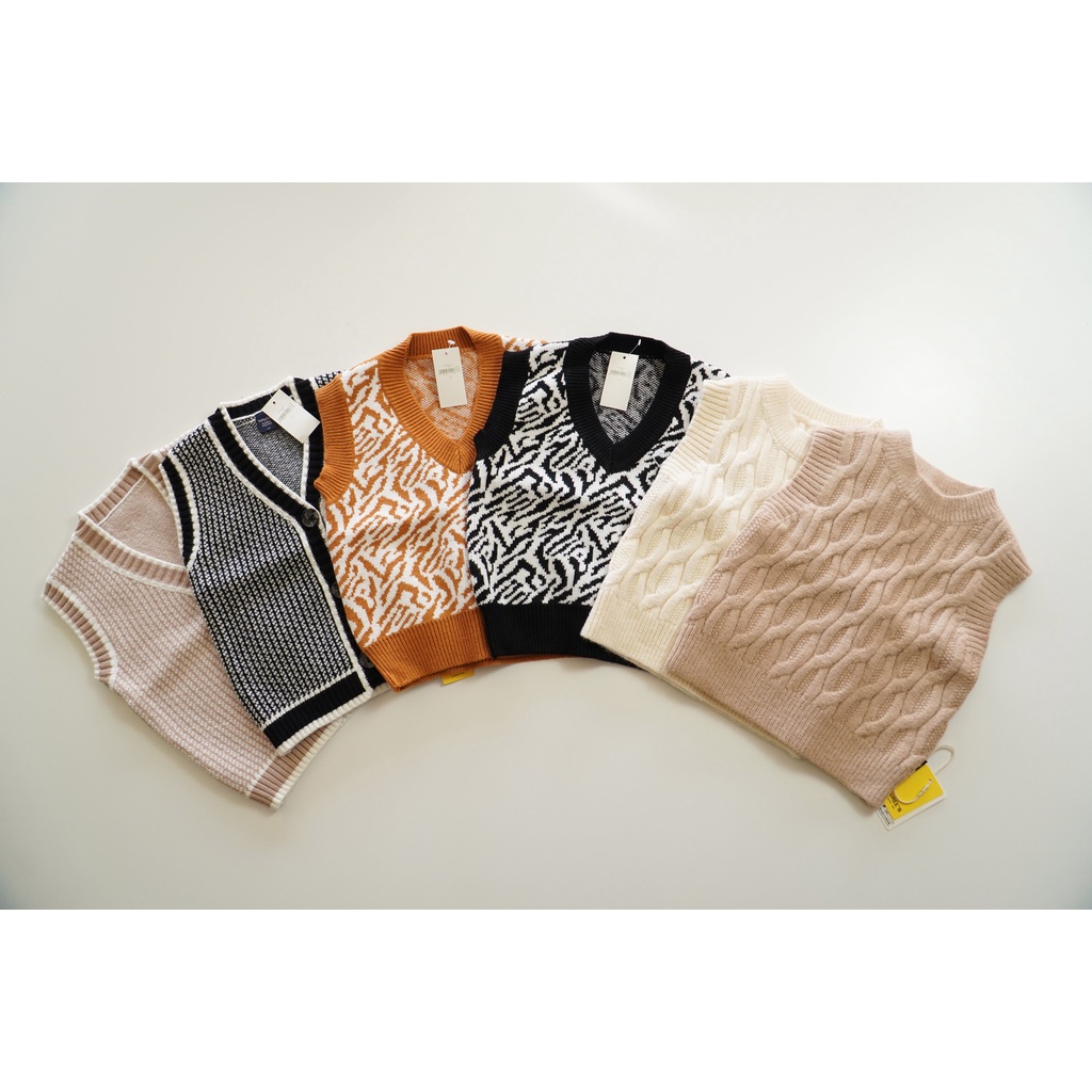 Áo Gile Len đan chất dày dặn cho bé yêu 10kg-20kg