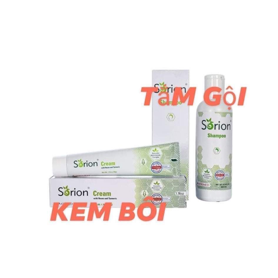 Combo Sorion (kem bôi và dầu gội) FULL (Chính hãng) - SORION