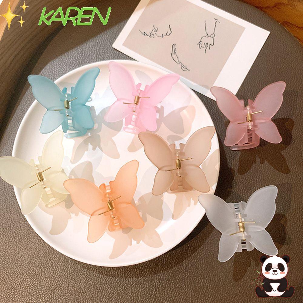 Kẹp tóc hình bươm bướm nhiều màu thời trang cho nữ