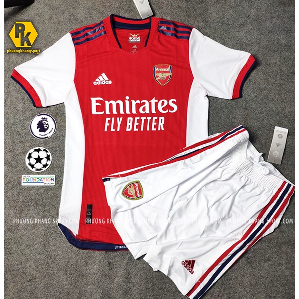 Áo Arsenal đỏ 2020-21 bản Player [Ảnh thật]