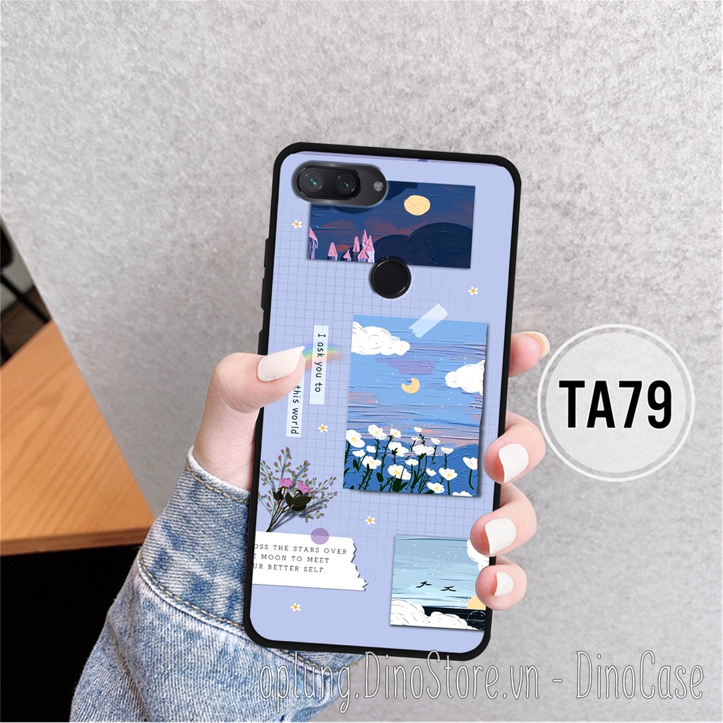 Ốp lưng Xiaomi Mi 8 - Mi 8 SE - Mi 8 Lite - Ốp điện thoại Xiaomi in hình hoa cỏ xinh xắn, đơn giản nhẹ nhàng.