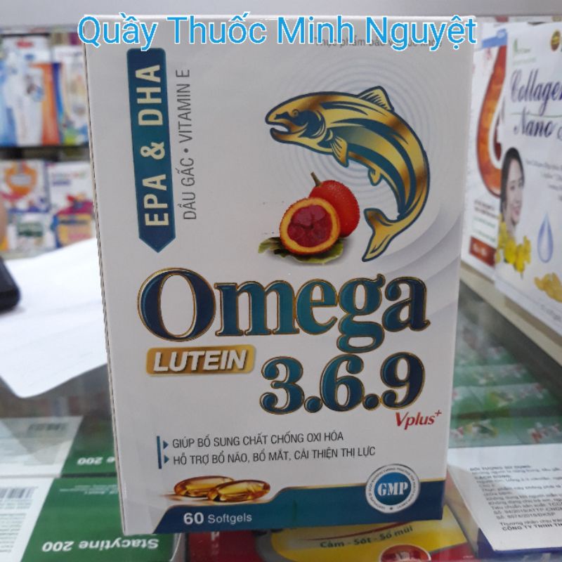 OMEGA 369 - Tăng cường thị lực cho mắt, giúp sáng mắt, tốt cho da, tim mạch