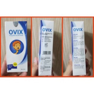 Dung dịch vệ sinh họng Ovix hết đau họng họng hạt, amydal cho trẻ em người lớn lọ 20ml