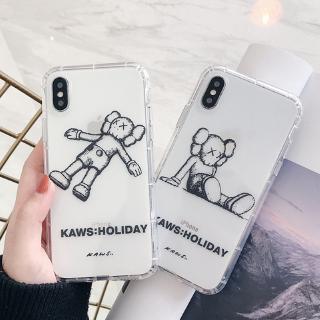 Ốp lưng trong suốt in hình chuột KAWS độc đáo cho điện thoại OPPO R9s R11 R11s R15X K1 R17 A3 A5 A7 F9