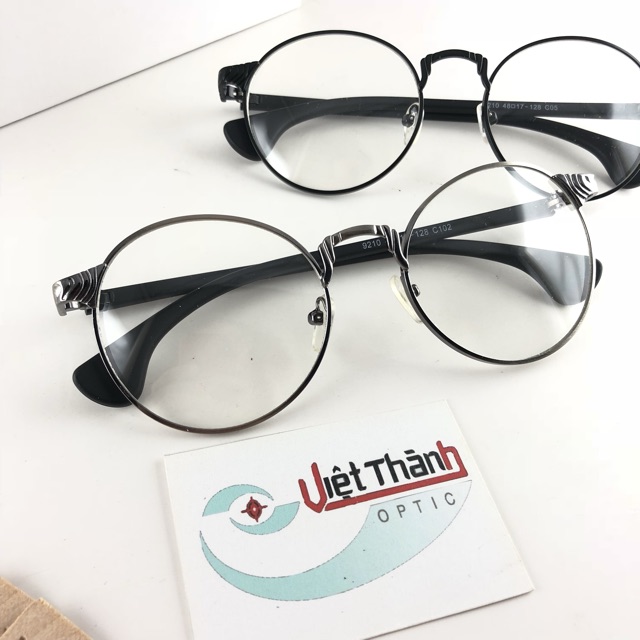 Gọng kính tròn vintage kim loại