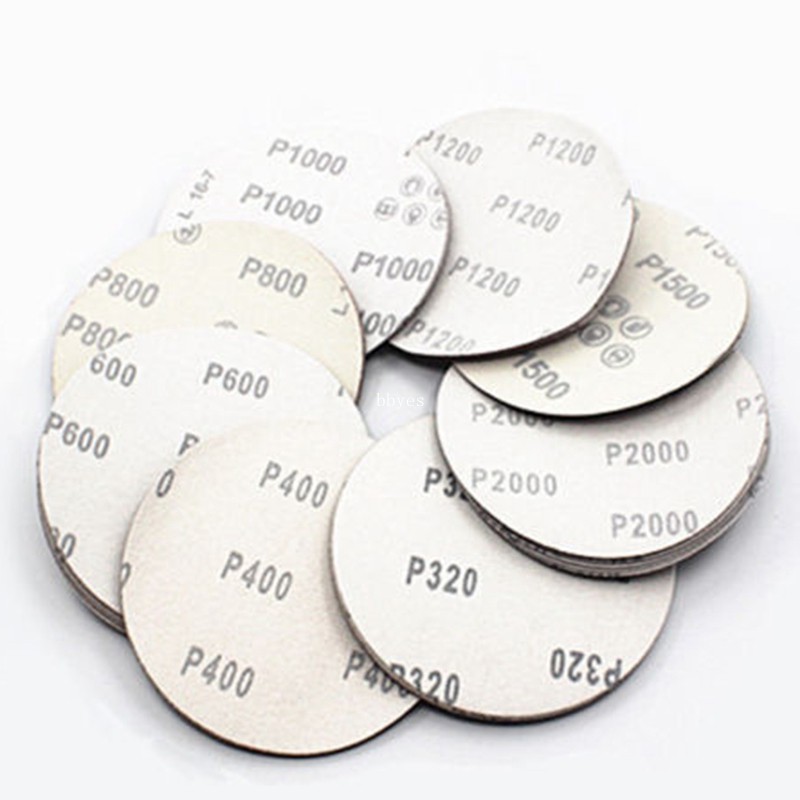 Bộ 40 dĩa chà nhám 5 inch 125mm chuyên dùng đánh bóng gỗ tiện lợi