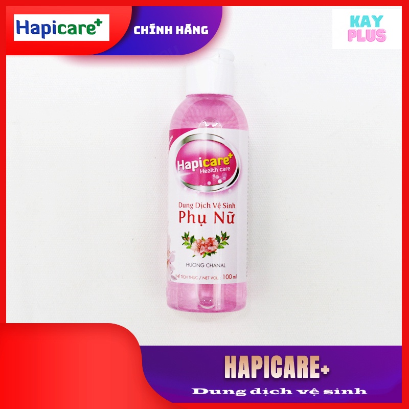 Dung dịch vệ sinh phụ nữ Hapicare+ khử mùi tự nhiên
