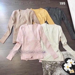 ÁO LEN NHŨ BẮT CHÉO TAY DÀI MS13029