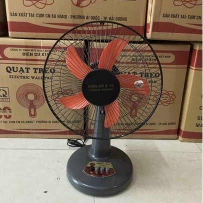 Quạt bàn 5 cánh công suất cao, Quạt để bàn gió siêu cấp - Đánh bay nóng hè, bảo hành 6t