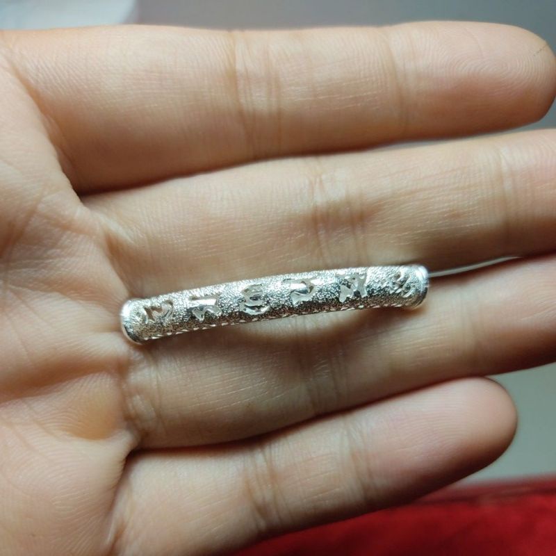 ỐNG BẠC THANH BẠC KHẮC CHÚ KINH TÂM BÌNH AN