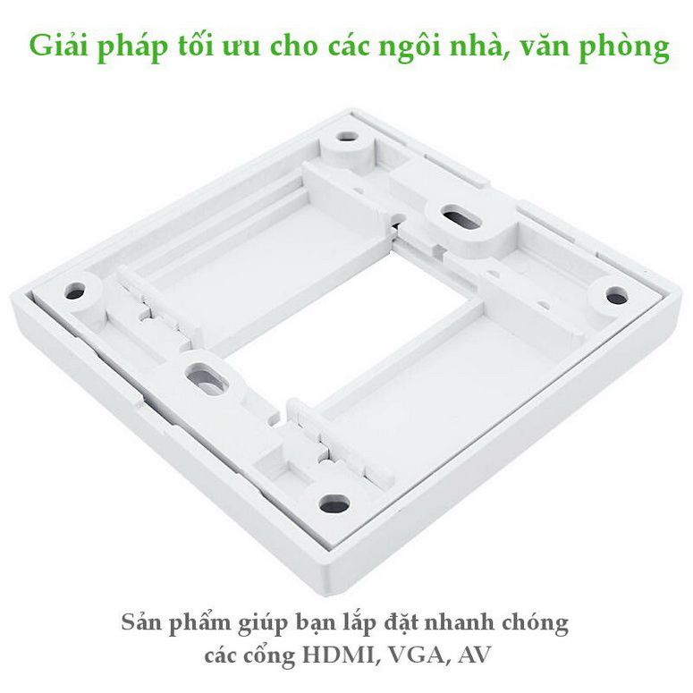 Mặt âm tường HDMI-VGA-AV cao cấp Ugreen 20316 Chính hãng