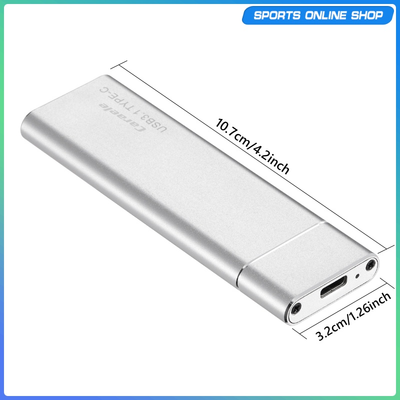 Cáp Chuyển Dữ Liệu Ssd Usb3.1 Hợp Kim Nhôm S3 Cho Điện Thoại Android / Pc / Laptop | BigBuy360 - bigbuy360.vn