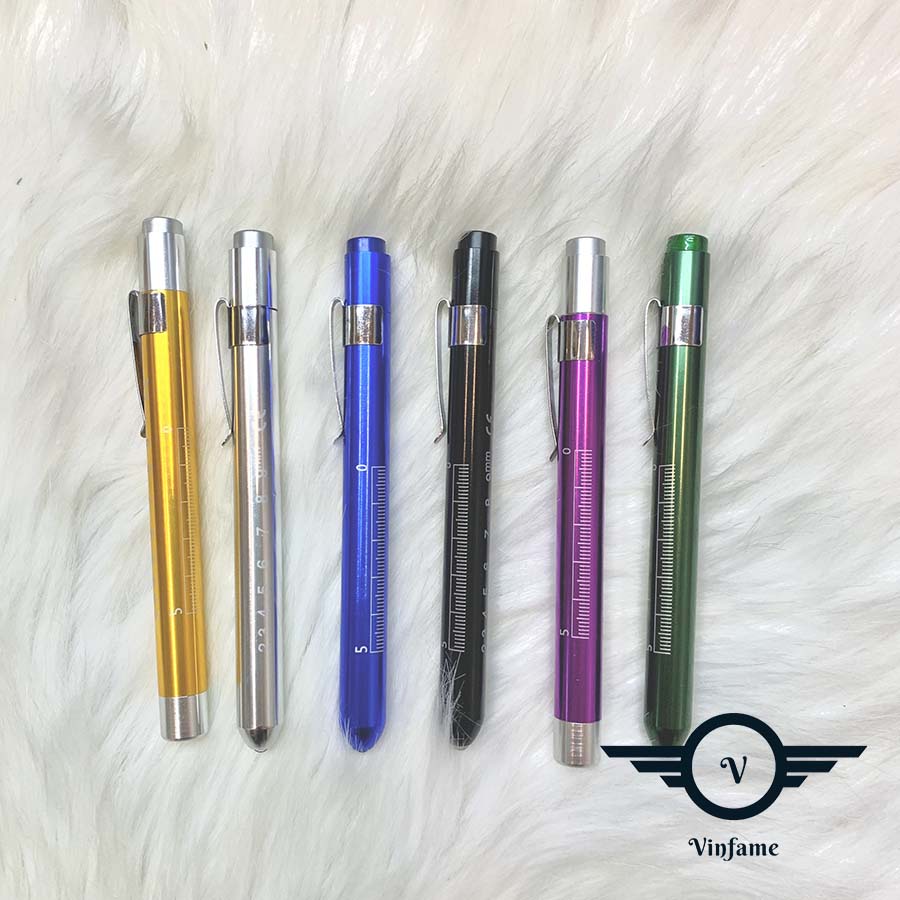 Đèn soi tai, mũi, họng, đèn pin mini , ánh sáng trắng, chất liệu thép không gỉ