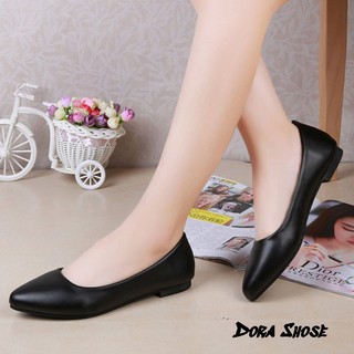 Giày búp bê nữ đế bằng da lỳ cao cấp Hàng VNXK cực kì êm chân