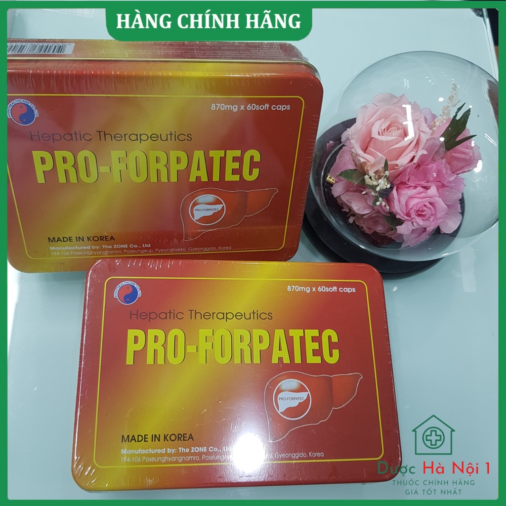 PRO-FORPATEC Bảo vệ tế bào gan, giải độc gan. Phục hồi và cải thiện chức năng gan