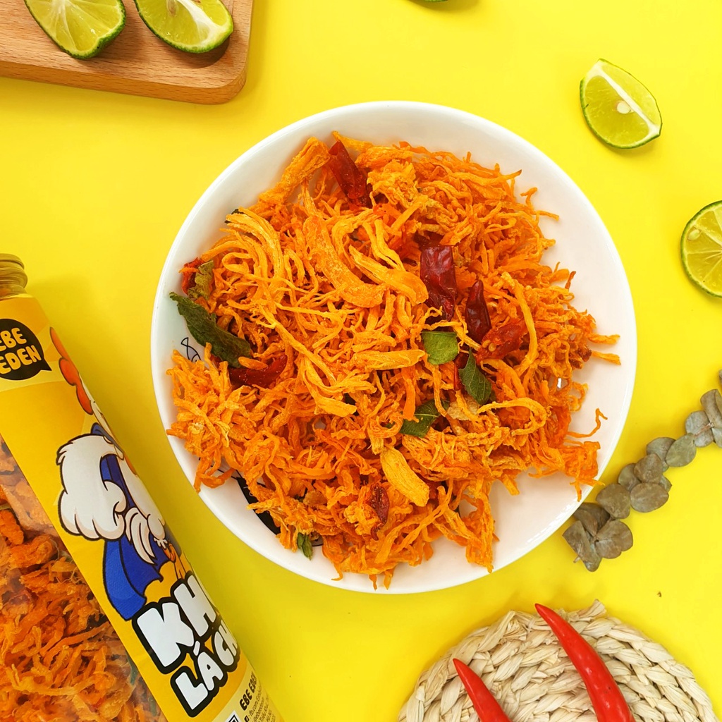 Khô Gà Lá Chanh Ebe Eden siêu ngon đẳng cấp giòn tan, đậm vị - Chứng nhận VSATTP | BigBuy360 - bigbuy360.vn