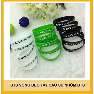 Bts vòng đeo tay cao su nhó
