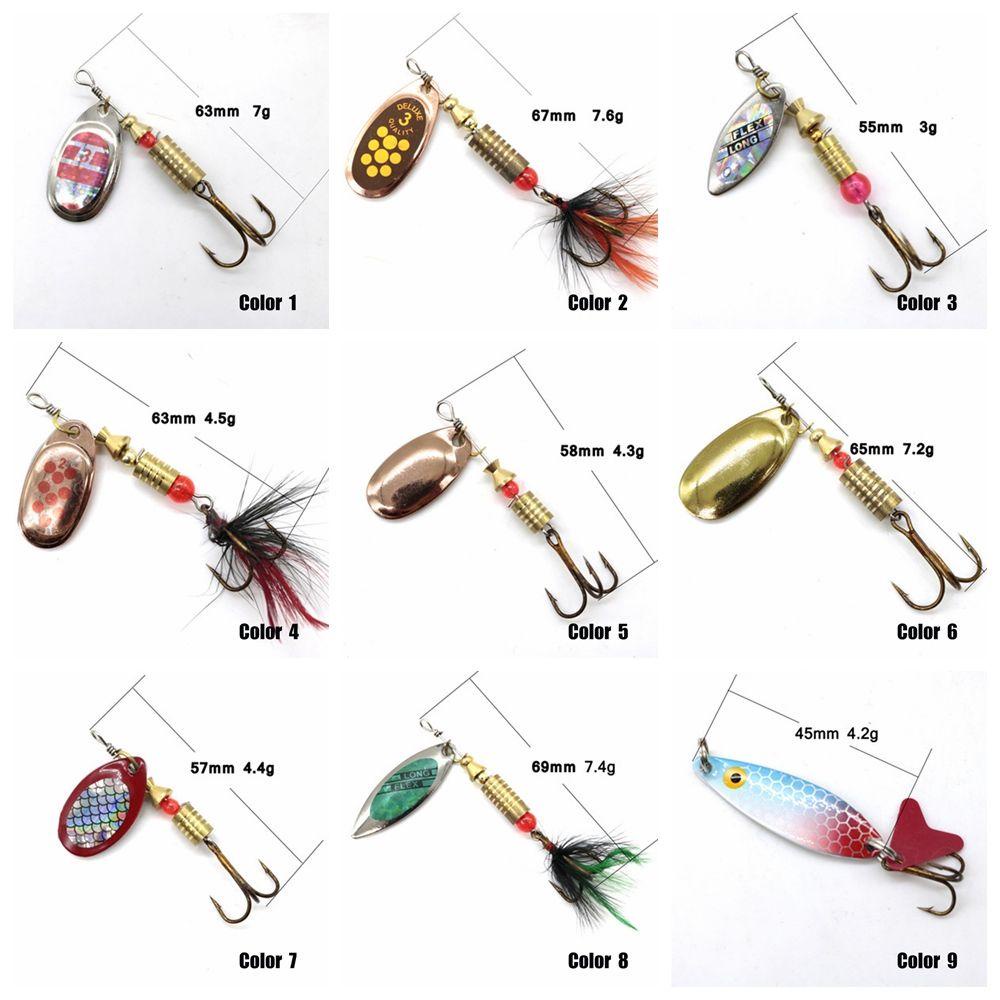 MUVAKO 1 Mồi Câu Cá Kim Loại Mới