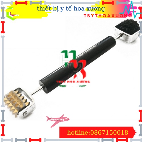 [Hàng Chính Hãng Diện Chẩn Bùi Quốc Châu] Lăn 2 Đầu Đồng Cầu Sừng - Dụng Cụ Diện Chẩn