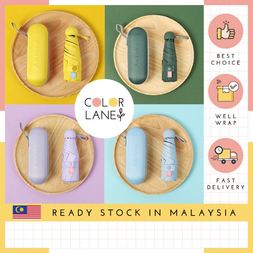 Dù Mini Dạng Con Nhộng Chống Tia UV