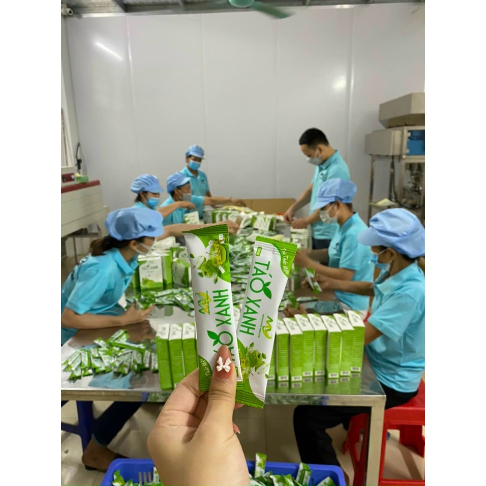 Gói dùng thử, trà thảo mộc táo xanh, giảm cân, da đẹp dáng xinh 1 gói nhỏ