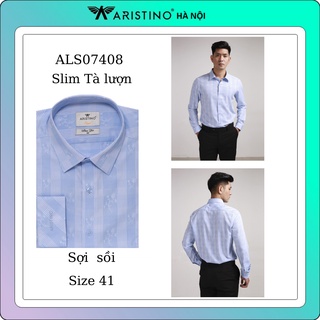 (MAIHSM25K) Áo sơ mi ARISTINO dài tay  sợi sồi mềm mát from slim ALS07408 (xả)