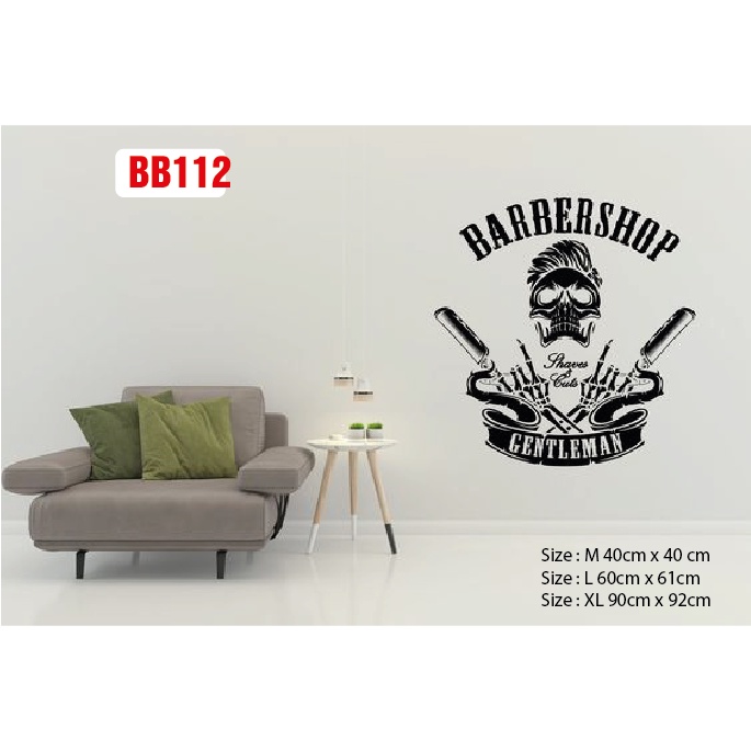 Decal dán làm đẹp cửa tiệm Barber và Salon, thu hút khách hàng, tạo điểm nhấn cho cửa tiệm, tăng doanh thu P8
