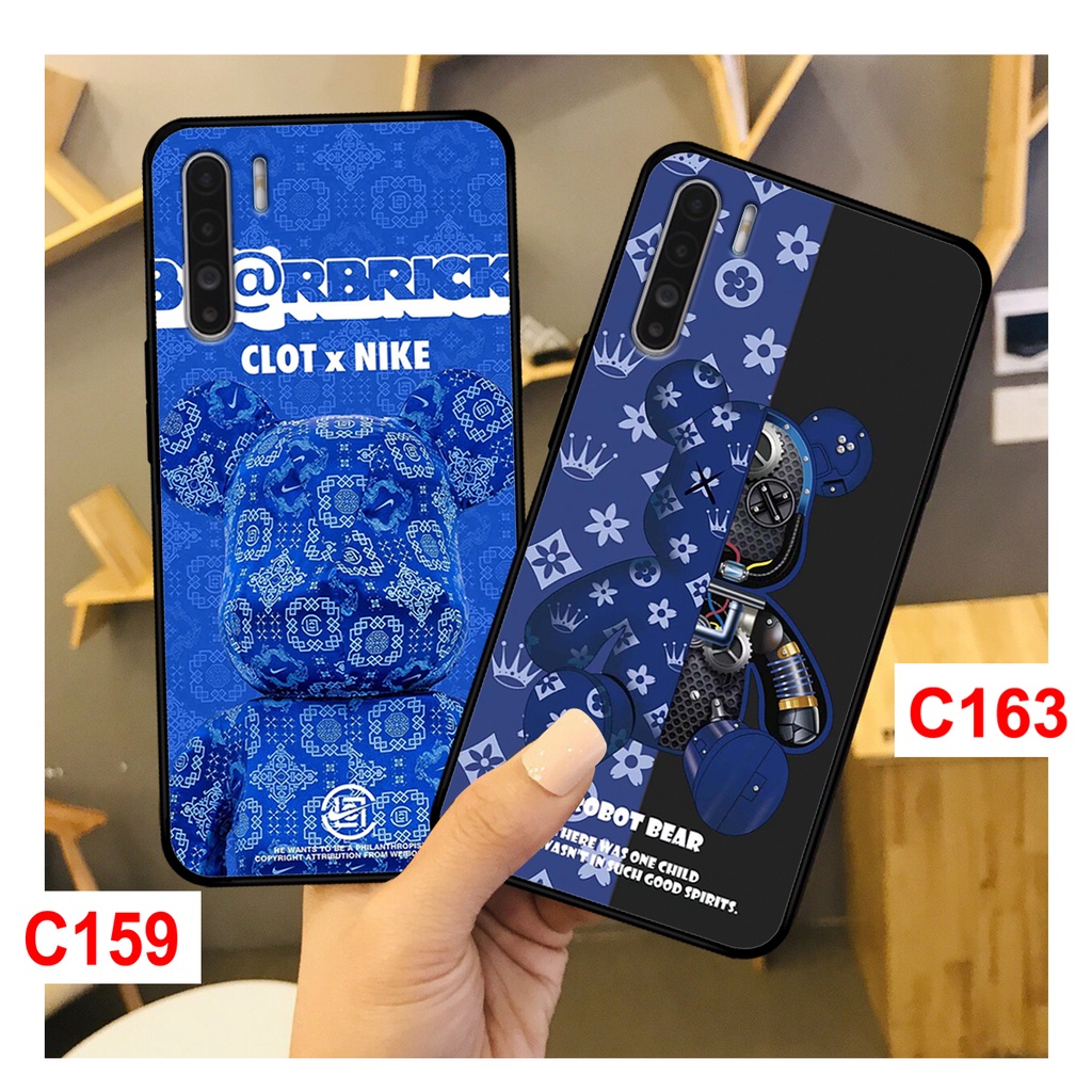Ốp lưng Oppo A91 - Oppo Reno 3 in hình gấu bearbrick thời trang cao cấp . ốp oppo rẻ bền đẹp.