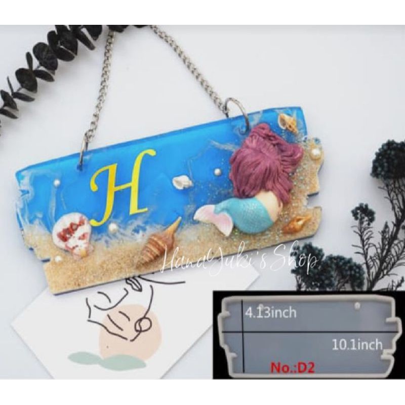 Khuôn bảng hiệu, biển treo cửa - Door Sign Mold- dùng trong RESIN Handmade