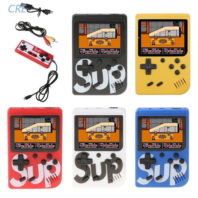 CRE  Handheld Game Console Retro Mini Game Player with 400 Classical FC Games 3.0-Inch Color Screen Support for Connecting TV