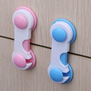 Khóa Cài Tủ - Chặn Cửa Chống Kẹp Tay Kiểu Chốt Tròn (KCT04)