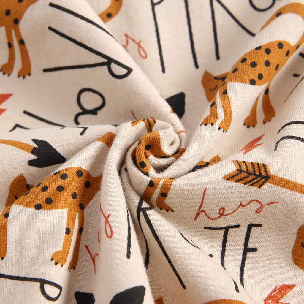 Sanlutoz Bình thường Đã in Dễ thương Áo liền quần Sơ sinh Đứa bé