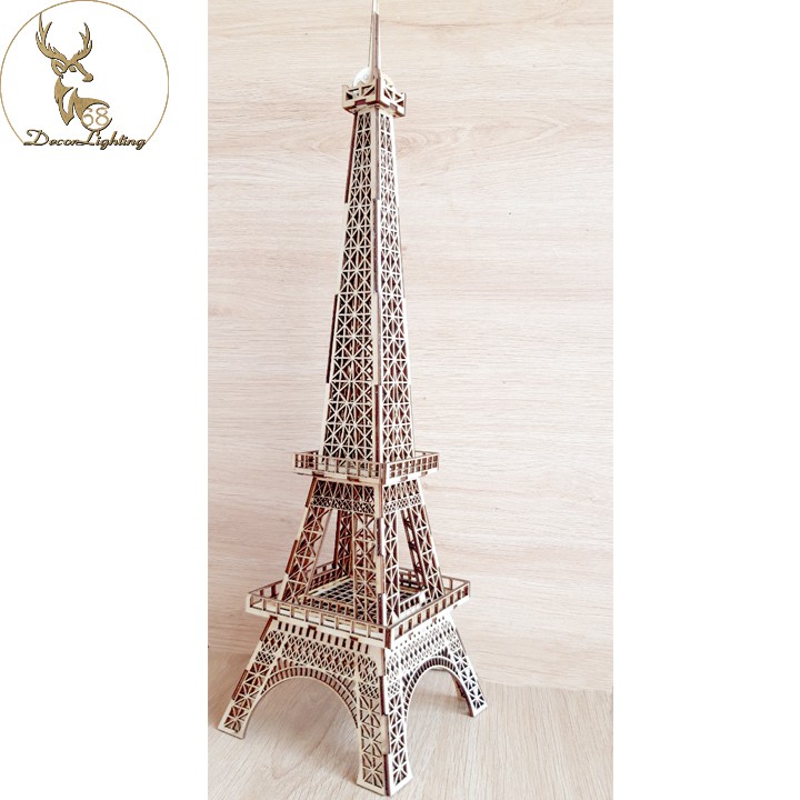 Mô hình 3D bằng Gỗ lắp ráp mô phỏng tháp Eiffel cao cấp LP0901