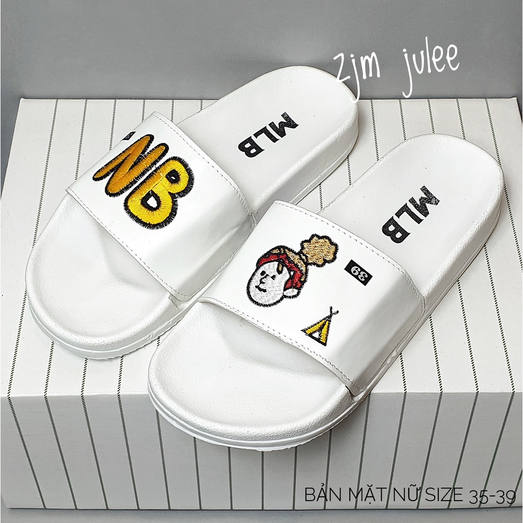 Dép nam nữ NB Quai thêu siêu dễ thương - size 35-42