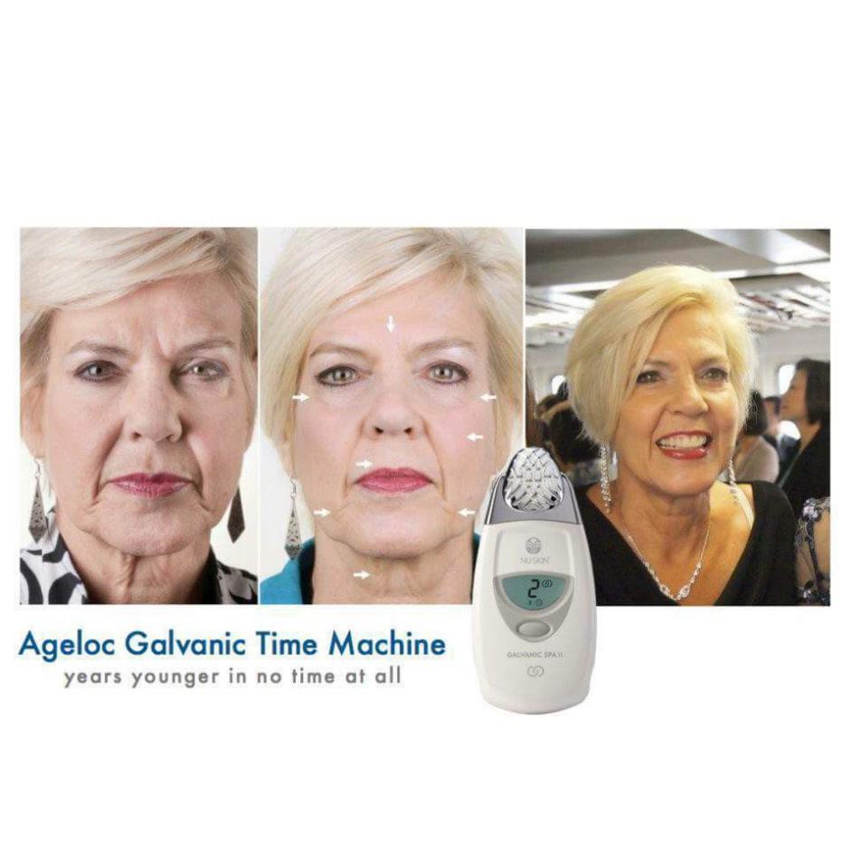 Bộ Máy Nâng Cơ Galvanic Nuskin Big Gel Galvanic Facial Spa