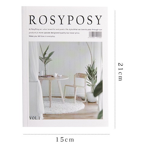 KimiTape quyển Sticker cao cấp RosyPosy  Phong cách hiện đại