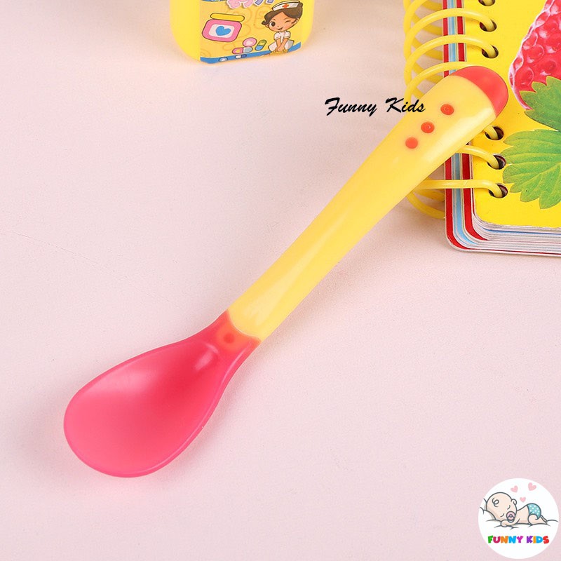 Thìa báo nóng cảm ứng nhiệt cho bé ăn dặm, Funny Kids Shop