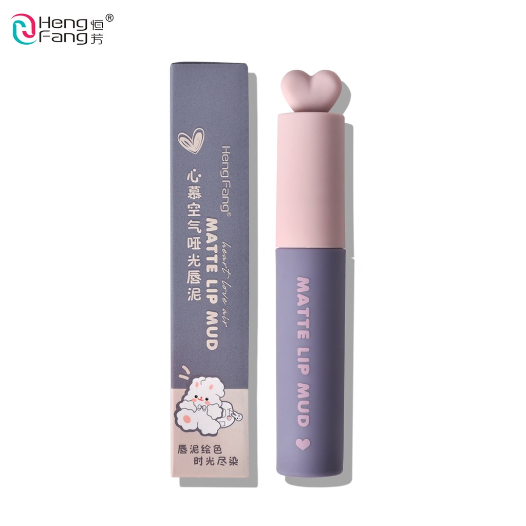 HengFang Matte Mist Whitening Lip Tint Lasting Waterproof Clay Cosmetic Lightweight Soft 3.6g H7063 | BigBuy360 - bigbuy360.vn