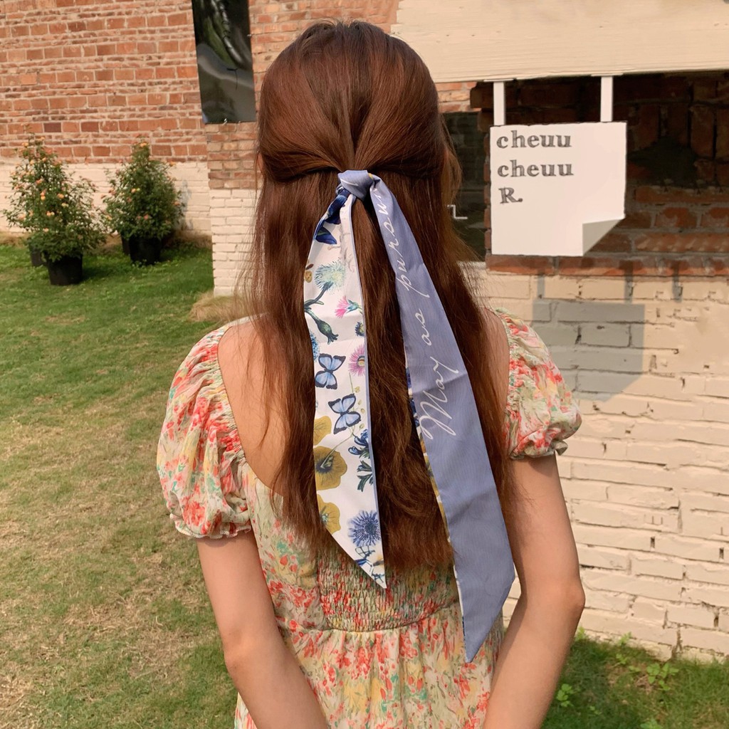 (10 mẫu lựa chọn) Khăn Buộc Tóc Thời Trang LIN Phong Cách Hàn Quốc