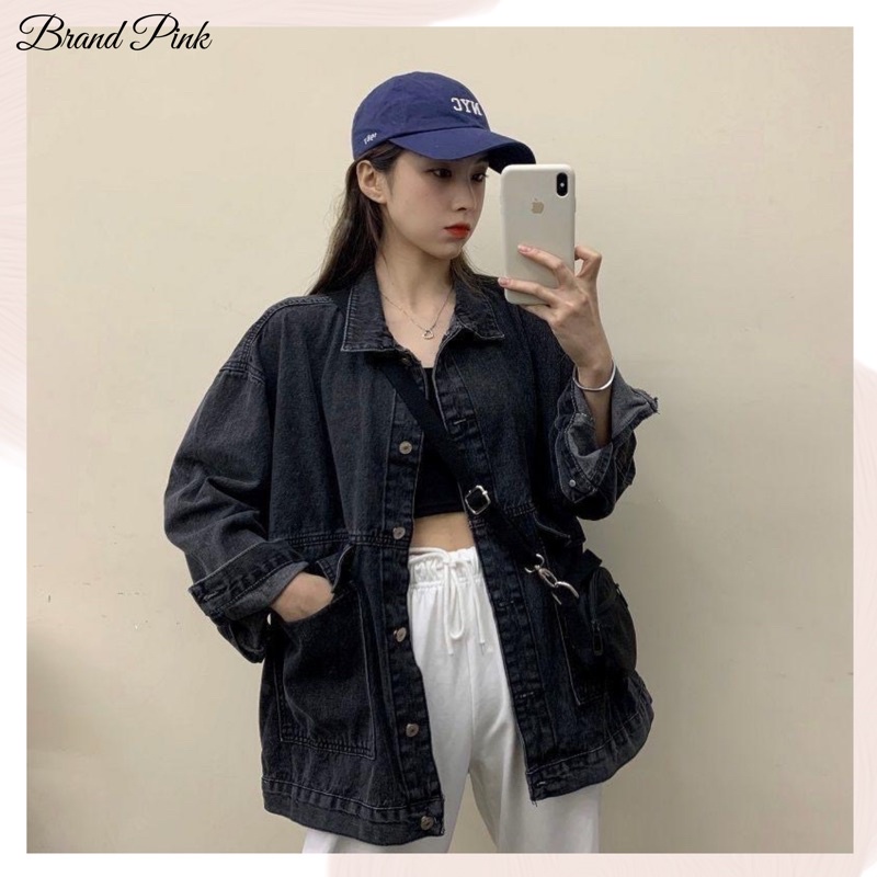 Áo khoác Jean Hàn Quốc outfit 4 mùa dễ mặc cho các Nàng