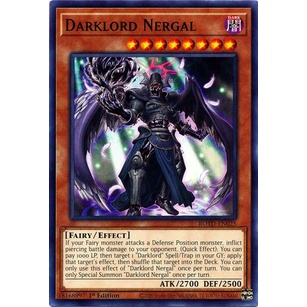 Thẻ bài Yugioh - TCG - Darklord Nergal / ROTD-EN025'