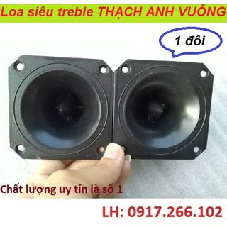 Loa siêu treble thạch anh vuông 8cm - giá 1 đôi