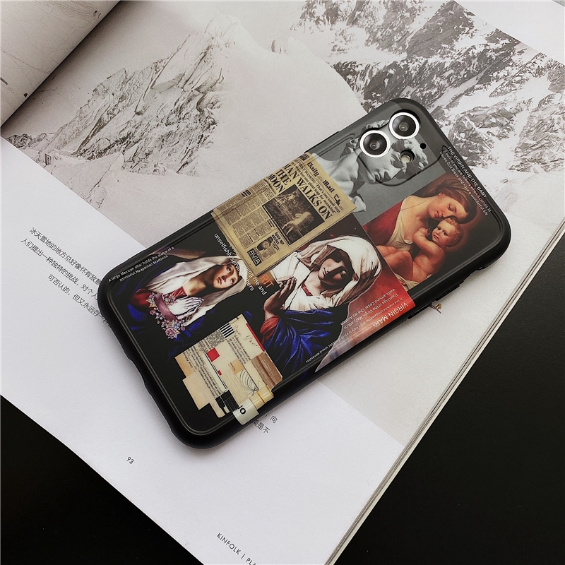 Ốp điện thoại mềm phong cách retro cho iPhone 11 Pro MAX i7 i8 plus XR XS MAX SE 2020 | BigBuy360 - bigbuy360.vn