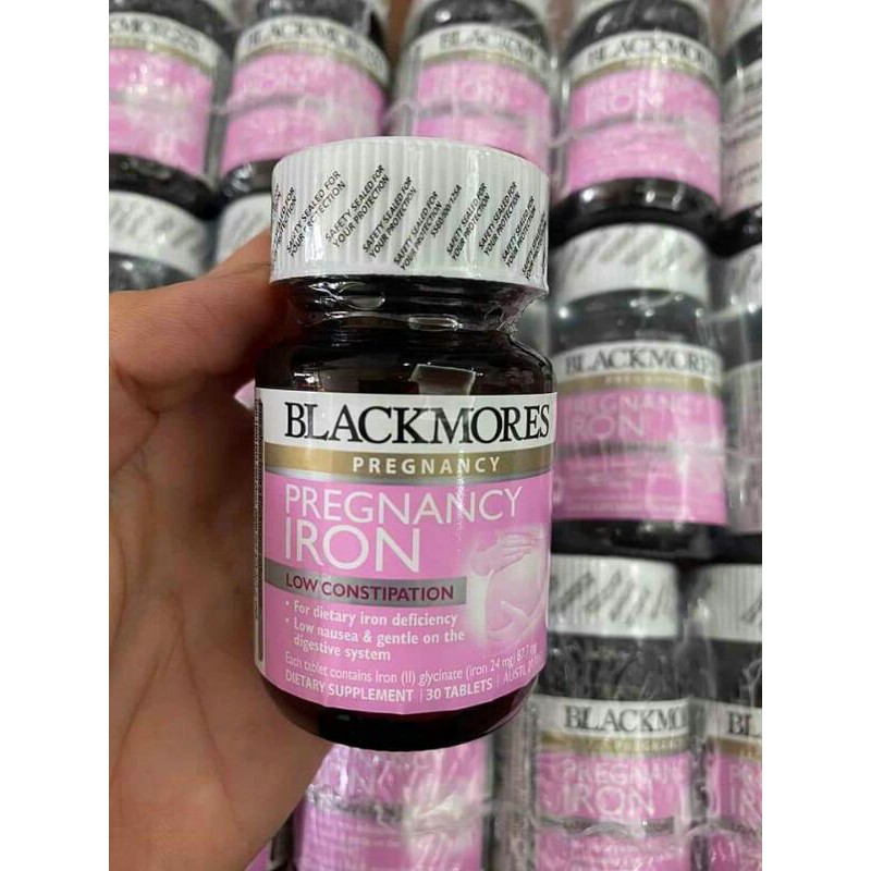 (Mẫu mới) Sắt bầu Blackmores Pregnancy Iron 30 viên 200g  Úc | Thế Giới Skin Care