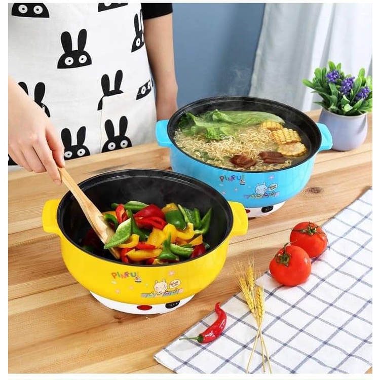 💥Nồi ĐIỆN đa năng: luộc, sào, kho, hầm, LẨU, om, giang, cháo...