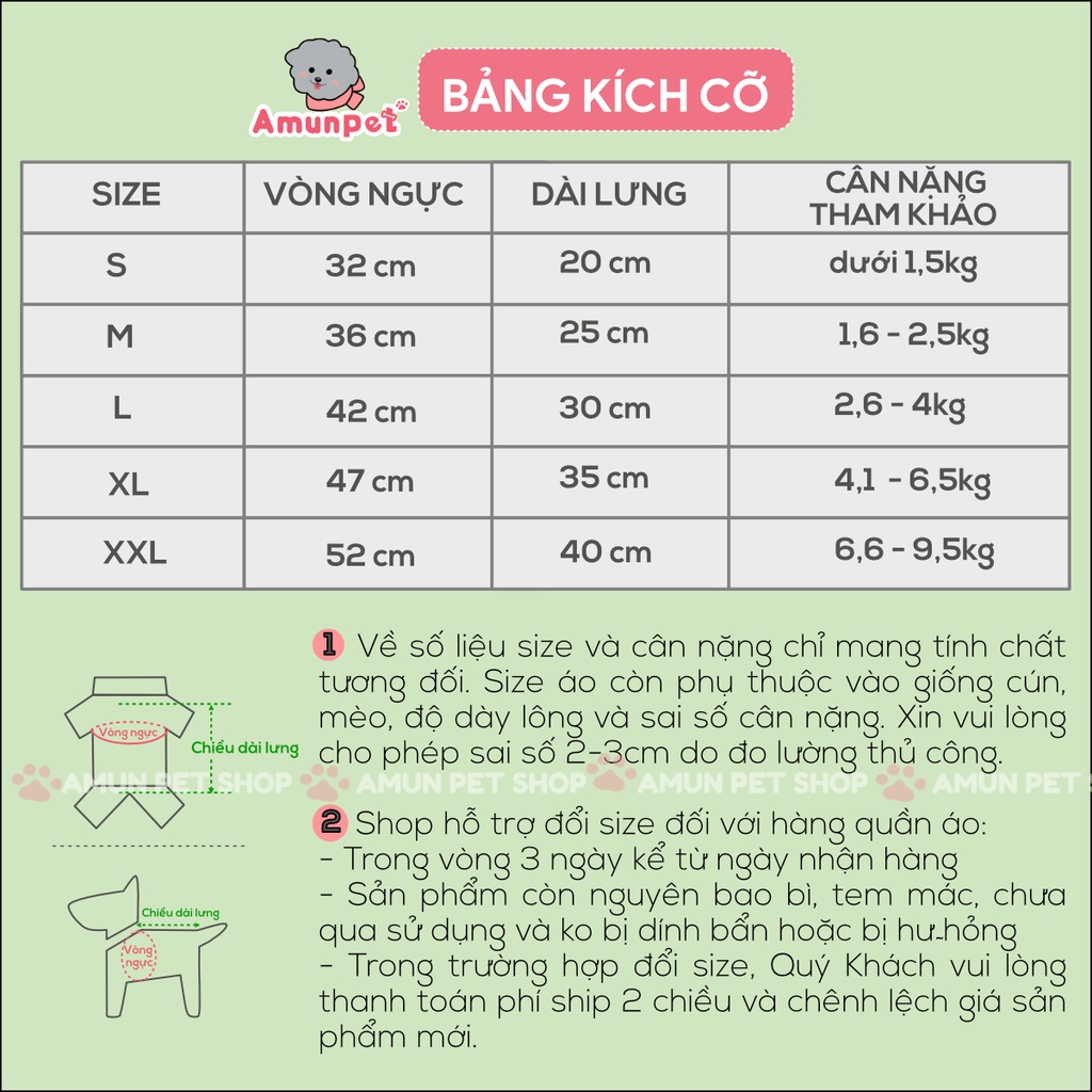 Áo Cho Chó Mèo Hoạ Tiết Mặt Gấu Thêu Chữ Chất Đẹp Áo Thun Cho Thú Cưng Cao Cấp Chuẩn Hàn Amun Pet