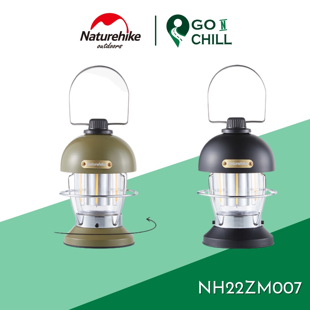 Đèn bão cắm trại Naturehike NH22ZM007 hình cây nấm vintage