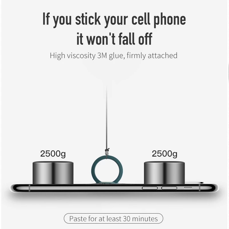 Nhẫn Đỡ Điện Thoại Siêu Mỏng Sang Trọng Gắn Xe Hơi Cho iphone XS 8